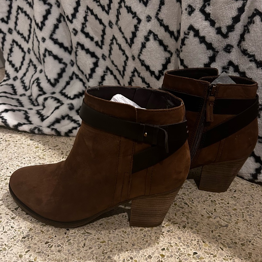 Franco brown booties